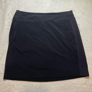 Athleta Black Brooklyn 16in Skort Stretchy for Golf, Tennis